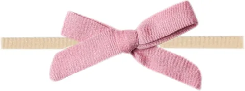 Vista 9 de Copper Pearl Ribbon Baby Bow Headbands - Core Collection Alder