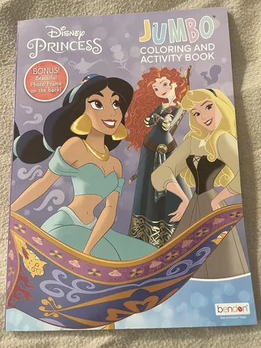 Vista 3 de Bendon Disney Princess - Libro para colorear y actividades con la princesa Tiana y Ariel