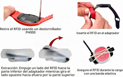 Vista 3 de Adaptador de Reloj Luke3DP Compatible con el Nuevo Disney MagicBand+ 2022 Disney Magic Band Plus Negro