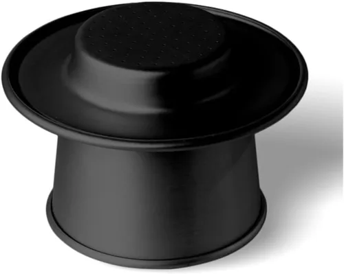 Vista 4 de Birdee Gotero de café vietnamita de aluminio – Negro, 6 onzas, filtro Phin, ligero y portátil, perfecto para Ca Phe Sua Da, uso doméstico, viajes
