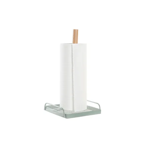Vista 4 de Portarrollo de Papel de Cocina DKD Home Decor Beige Metal Menta Pino (16 x 15 x 29,5 cm) (2 Unidades)