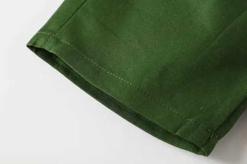 Vista 8 de Conjunto corto de ropa de verano para niños pequeños, de algodón Bs20-tz51