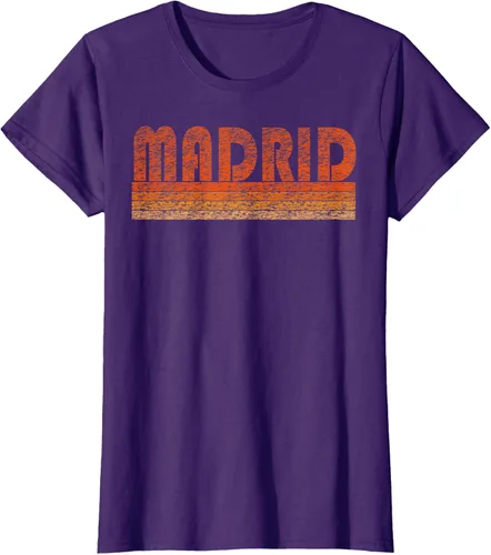 Vista 8 de clásico Retro Madrid playera, hombre 3XL, Asphalt Negro