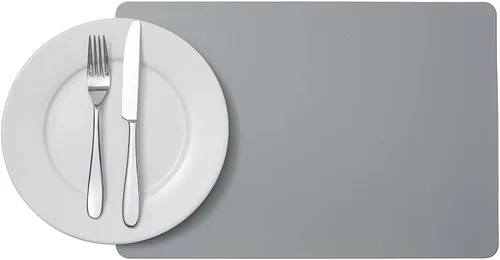 Vista 15 de Restaurantware Juego de 6 manteles individuales de cocina de 16 x 12 pulgadas para mesa de comedor en relieve, impermeables, con forma de huevo