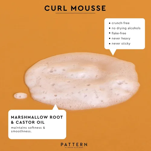 Vista 6 de PATTERN Beauty by Tracee Ellis Ross Curl Mousse 8 fl oz - Volumen y sujeción para cabello rizado 3a-4c