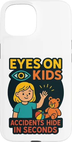Vista 6 de Eyes on Kids Child Safety Gift for Moms, Granny, Grandad Case for iPhone XR