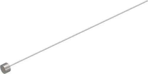 Vista 3 de uxcell Pasadores de eyector rectos, 0.020 in (1/64 ") de diámetro. Punzón de punta redonda de acero 65Mn 100 mm (4 ") de largo para mantenimiento