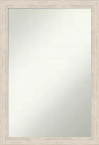 Vista 57 de Amanti Art Espejo personalizado, espejo de baño estrecho Alexandria White Wash, espejo de pared o espejo de tocador de baño sobre el fregadero