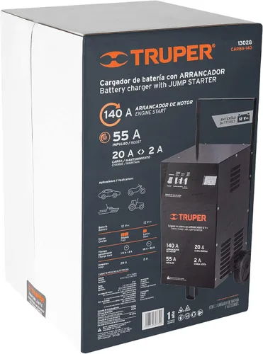 Vista 4 de TRUPER CARBA-140 Cargador de batería de coche de 12 V/140 Amp