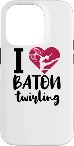 Vista 17 de iPhone 16 I Love Baton Twirling Majorette Baton Twirler Case