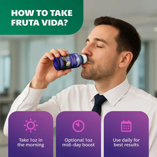 Vista 6 de Fruta Vida Energy & Health Juice (paquete de 15 x 2 onzas)