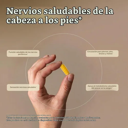 Vista 4 de Terry Naturally Pies y nervios saludables - Función nerviosa - 60