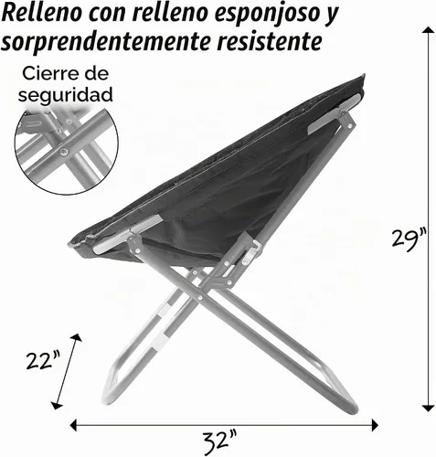 Vista 3 de Silla microgamuza negra Urban Shop, Negro
