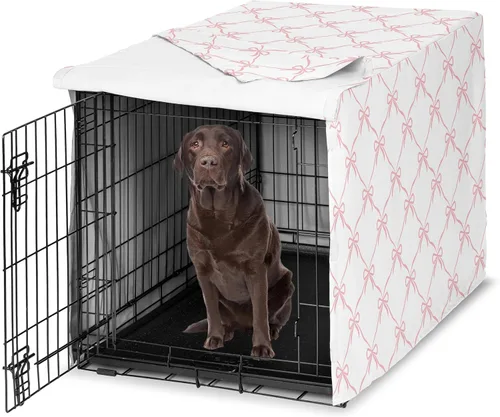 Vista 18 de Sweet Jojo Designs Funda para Jaula de Perro Mediano de 36 Pulgadas (Floral Bohemio) para Jaulas de Mascotas para Niñas, Fundas para Perreras Óxido
