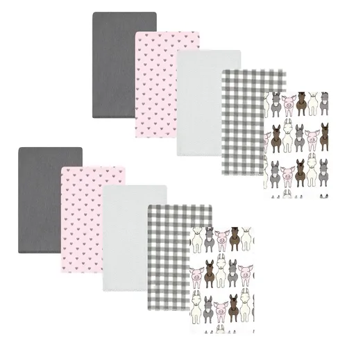 Vista 328 de Hudson Baby - Paños unisex de franela de algodón para bebé, avión, talla única