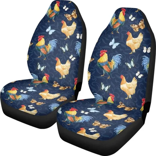 Vista 10 de Fundas de asiento de coche con estampado de bandera estadounidense, fundas cómodas para asientos de automóvil, duraderas, ajuste universal