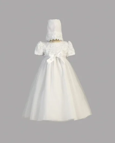 Vista 2 de Vestido de Bautizo para Niña Bebe - Vestido de Bautizo para Niña Bebe