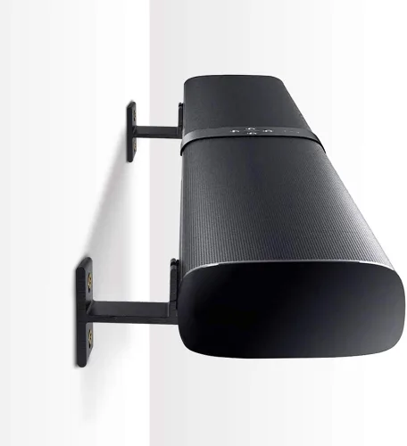 Vista 2 de Barra de sonido ajustable para montaje en pared, soporte universal de barra de sonido para montaje debajo del televisor, compatible con SONOS