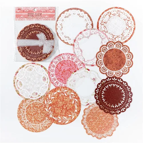 Vista 9 de Calcomanías para kit de álbumes de recortes, cuadros azules, papel estético, diario, agenda, diario, suministros decorativos, 50 unidades/paquete