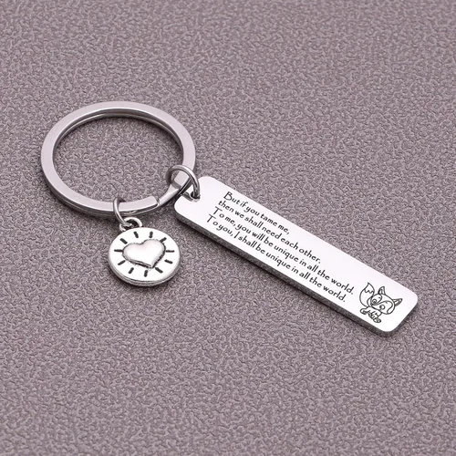 Vista 3 de ASANHAO Fox Gift Best Friend Jewelry, regalo para parejas, joyería para amantes de zorro, regalo de amistad, regalo de citas del Principito regalo