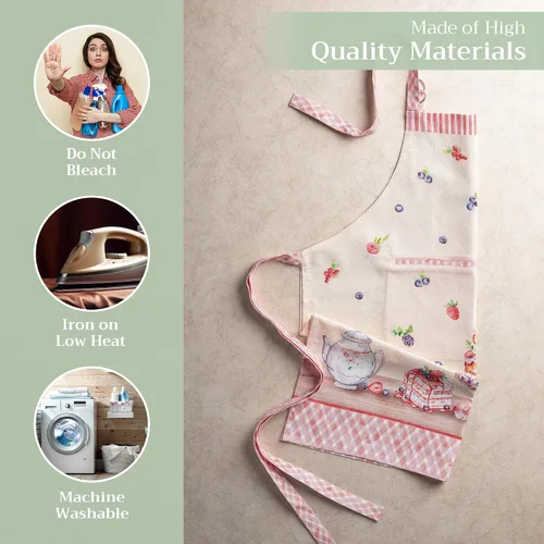 Vista 378 de Maison d' Hermine Delantales para mujer con bolsillo, 100% algodón (27.50 x 31.50 pulgadas)