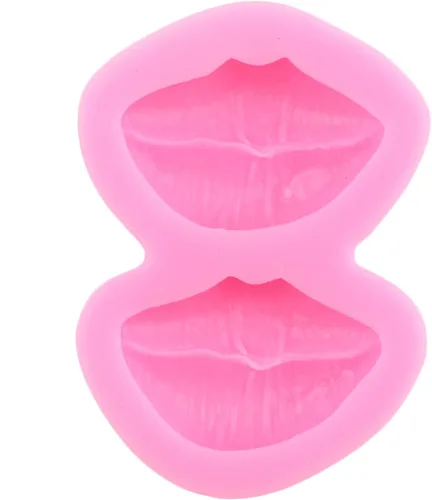 Vista 8 de Moldes de silicona para labios para fondant, colección de besos de labios, moldes de fondant para el día de San Valentín, para decoración