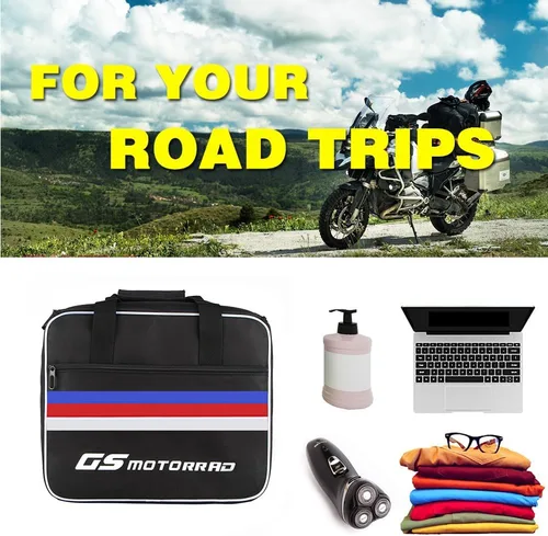 Vista 3 de Bolsa de Equipaje Interior de Motocicleta Expandible Estuche Superior Pannier Bolsa de Sillín Para BMW R1200GS R1250GS ADV LC 2004-2022 F850GS