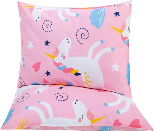 Vista 8 de Cottonblue - Almohada infantil con funda de almohada de algodón orgánico, 14 x 19 pulgadas
