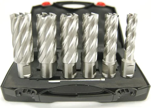 Vista 6 de BLUEROCK Taladro Magnético Modelo BLACK BRM-35-B con cortador anular de 2" Set Mag Set