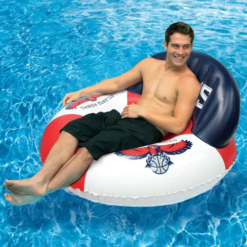 Vista 4 de Poolmaster Flotador inflable de lujo grande de la NBA para adultos
