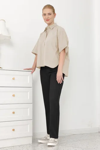Vista 5 de Balleay Art Pantalones de vestir para mujer, pierna recta, para yoga, negocios, oficina, pantalones largos y casuales para entrenamiento