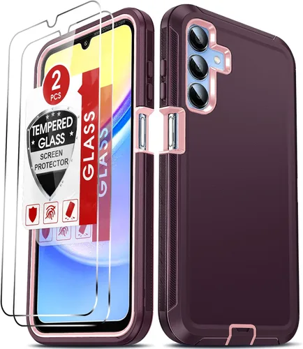 Vista 10 de LeYi Funda compatible con Samsumg Galaxy A05 4G: Galaxy A05 4G con resistente a los golpes, 3 en 1 de cuerpo completo, protección resistente