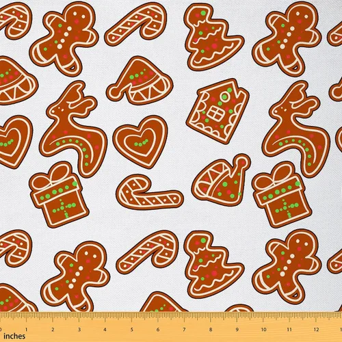 Vista 14 de Feelyou Tela de Dibujos Animados de Frutas por el Patio, Tela con Diseño Temático de Frutas Tropicales para Sillas y Proyectos de Bricolaje