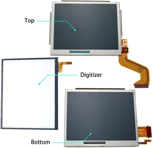 Vista 7 de para NDSi Pantalla LCD Inferior de Repuesto para Nintendo DSi Consola