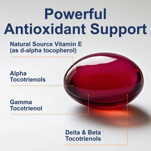 Vista 3 de Carlson Labs Tocotrienoles Softgels, 180