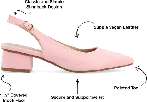 Vista 2 de Journee Collection Zapatos de tacón Sylvia de ancho medio y ancho para mujer