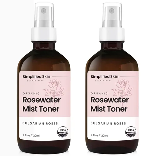 Vista 13 de Spray de agua de rosas y glicerina, hidratante y refrescante para rostro y cabello, tónico facial con ácido hialurónico para calmar, suavizar