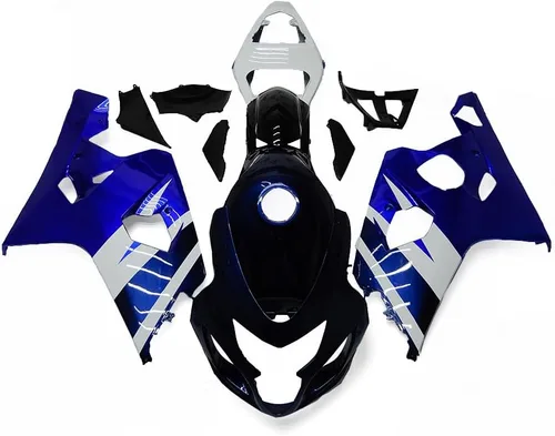 Vista 20 de Kit de carenado para Suzuki GSXR600 GSXR750 K4 2004 2005, carenados de inyección de plástico ABS, kit de carrocería BodyKit-Negro Strong & Durable