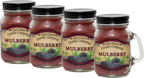 Vista 46 de Grandma's Kitchen - Mini vela perfumada en tarro Mason de Our Own Candle Company, 3.5 onzas (paquete de 4)