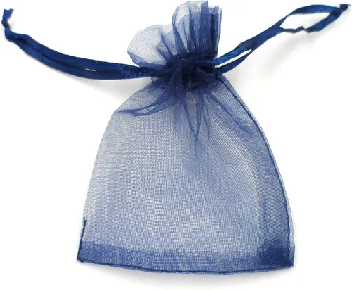 Vista 12 de ATCG 50 bolsas de organza grandes con cordón de 8 x 12 pulgadas, decoración de festivales, bodas, fiestas, bolsas de maquillaje (azul aguamarina)