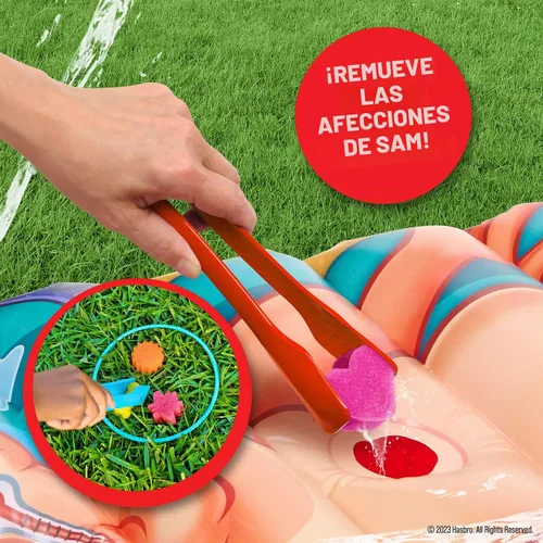 Vista 5 de Hasbro Operation Splash Game - Juego familiar para tu patio - Más agua, más diversión!