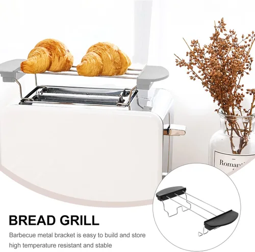 Vista 7 de BESTonZON Rejilla de calentamiento para parrilla, tostadora, rejilla de enfriamiento, estante de calentamiento para tostadora, sándwich, tostadora