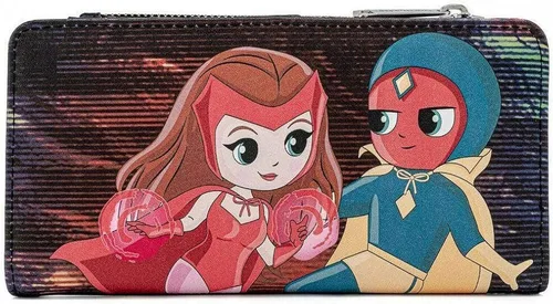 Vista 3 de Loungefly Cartera de piel sintética Marvel Wanda Vision Chibi Varios