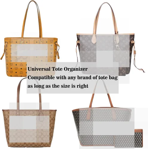 Vista 7 de Organizador de bolso, organizador de bolsa de mano, organizador de bolsa de fieltro con 12 bolsillos, compatible con bolsa, bolsos (negropequeño)
