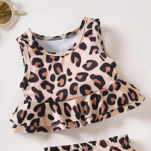 Vista 4 de Aalizzwell Traje de baño de dos piezas para niña pequeña