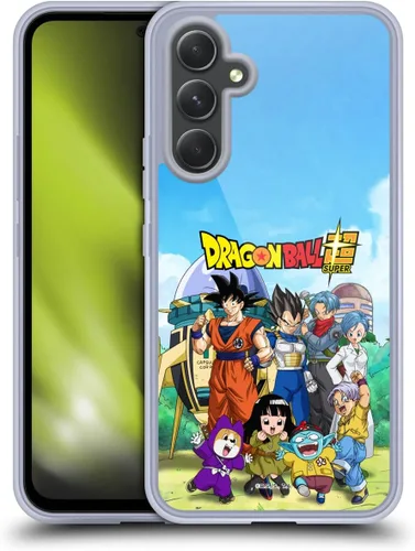 Vista 100 de Head Case Designs Funda de gel con licencia oficial de Dragon Ball Super Group Future Trunks Arc Characters [protección de grado militar] compatible