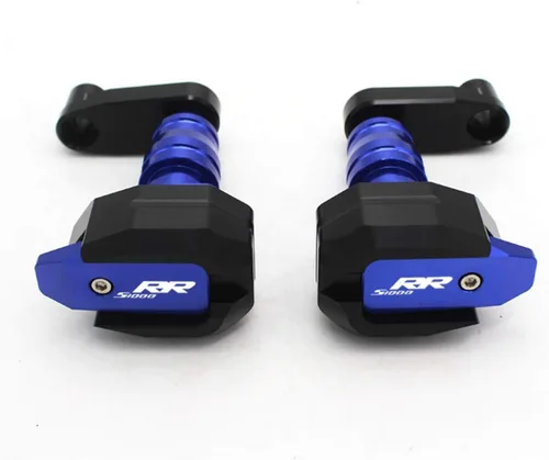 Vista 7 de para BMW S1000RR 2008-2021 Marco deslizante carenado protector anti choque Pad protección caída Negro