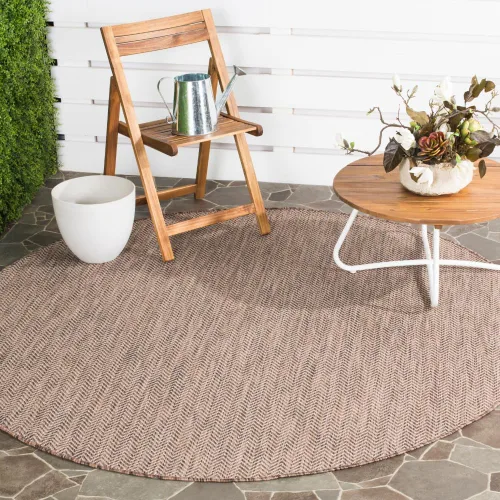 Vista 20 de Safavieh Colección Courtyard CY8022 Alfombra, 2 pies x 3 pulgadas x 5 pies, aguamarina y gris, impermeable, fácil de limpiar, sin pelusa