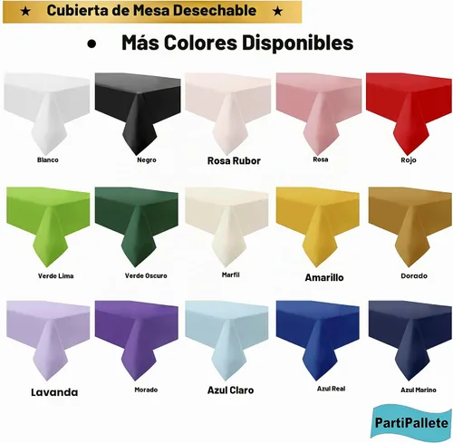 Vista 7 de Paquete de 3 manteles de plástico premium negros desechables de 54 x 108 pulgadas. Mantel rectangular desechable para mesas de fiesta, para T01 Negro