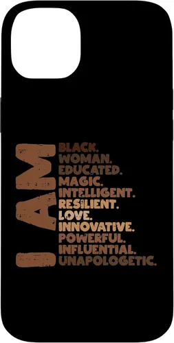 Vista 15 de I Am Black Woman Melanin Africa Pride History BHM Women Gift Case for iPhone 17